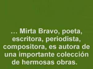 diapos sobre mirta bravo