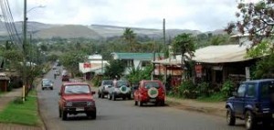 Calle principal de Rapa Nui